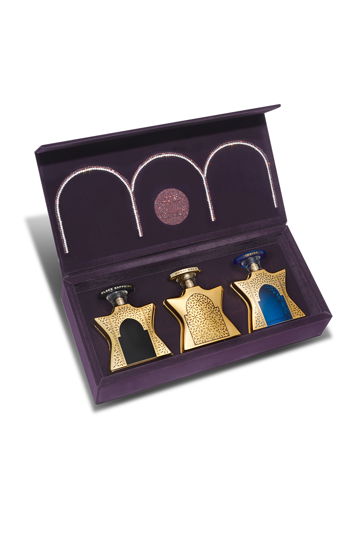BOND NO. 9 DUBAI TRIO SET WITH SWAROVSKI? CRYSTALS